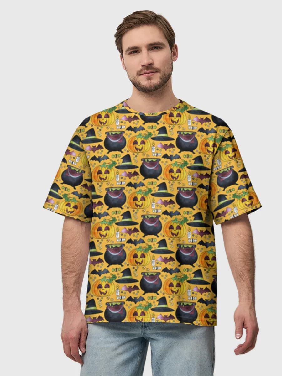Men's oversized cotton T-shirt