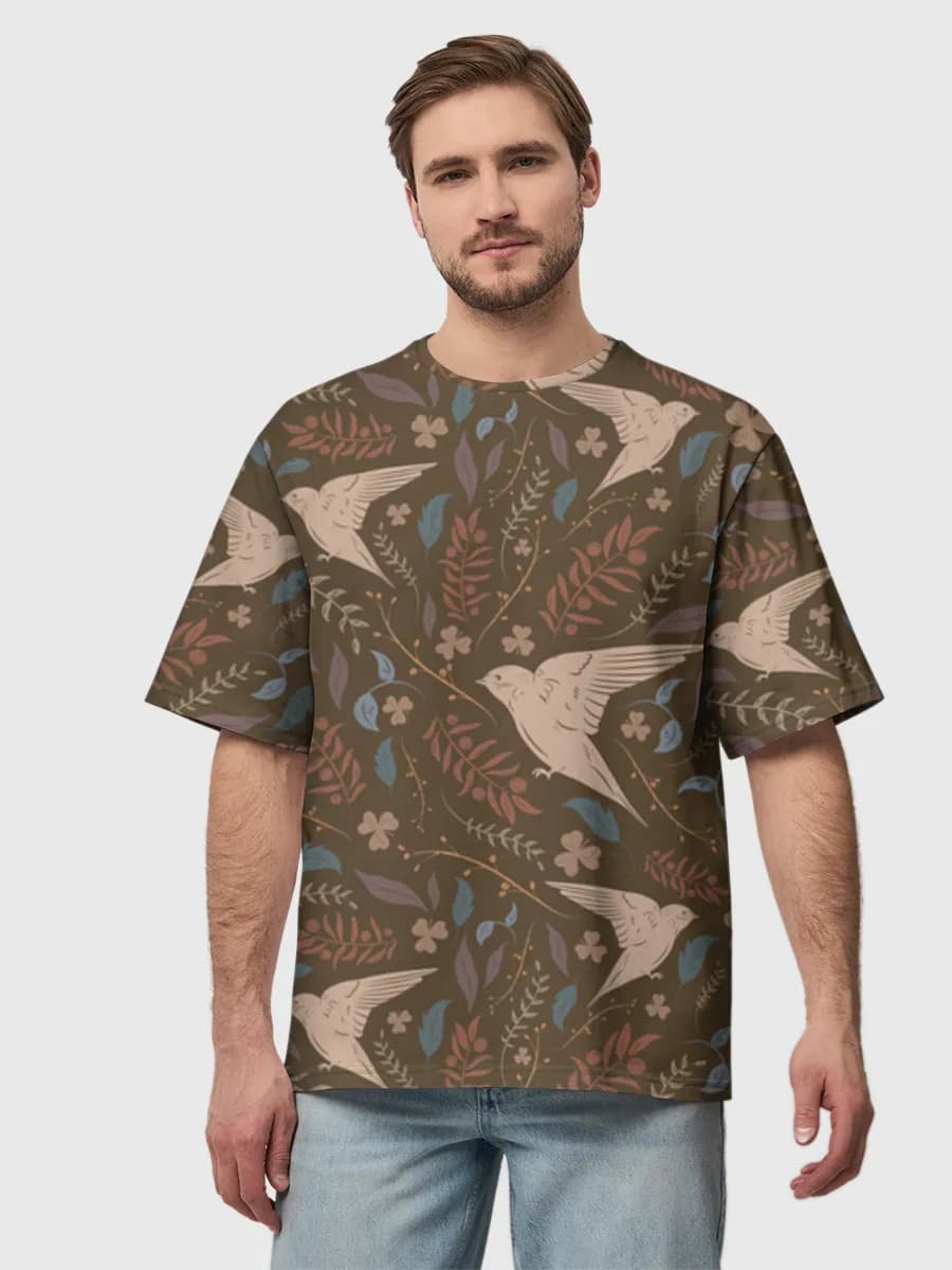 Men's oversized cotton T-shirt