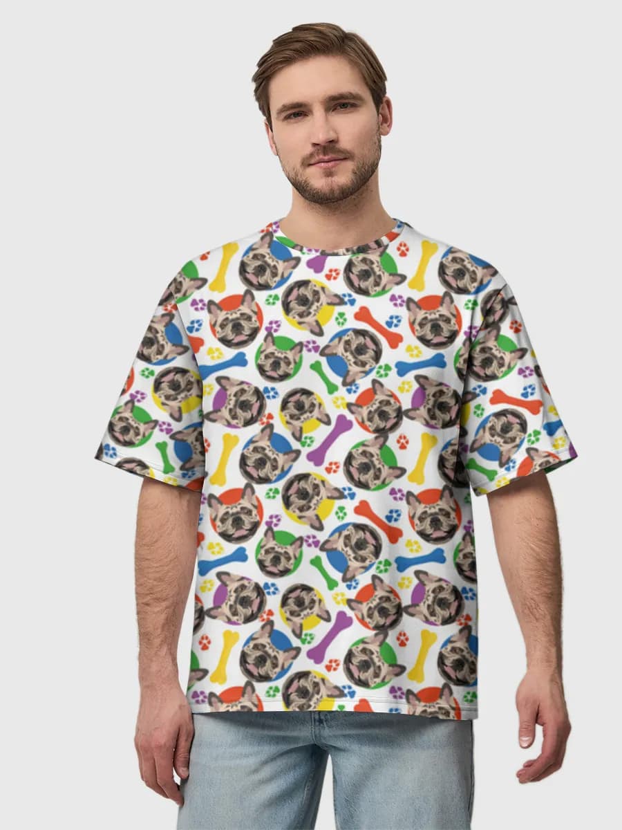 Men's oversized cotton T-shirt