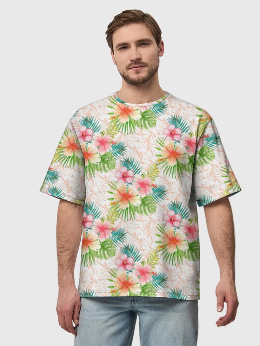 Men's oversized cotton T-shirt