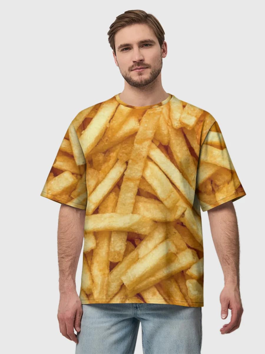 Men's oversized cotton T-shirt