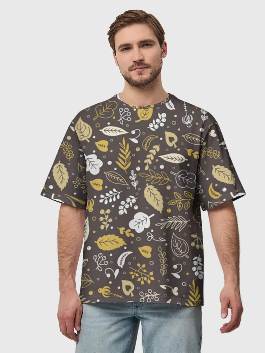 Men's oversized cotton T-shirt