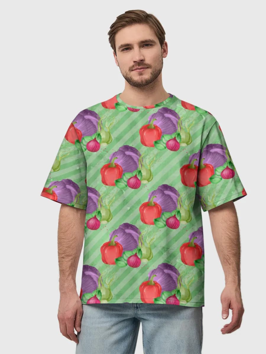 Men's oversized cotton T-shirt