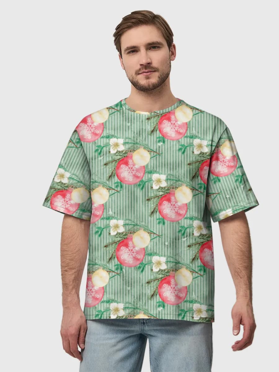 Men's oversized cotton T-shirt