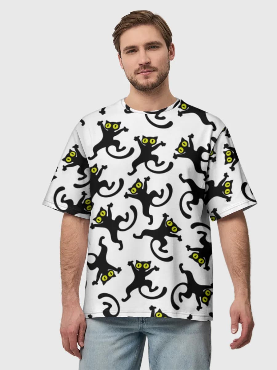 Men's oversized cotton T-shirt