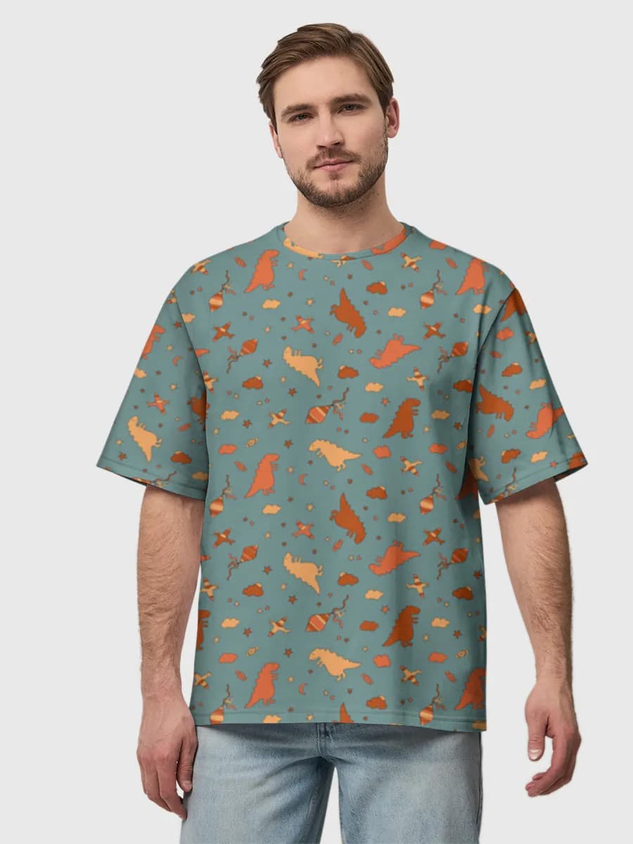 Men's oversized cotton T-shirt