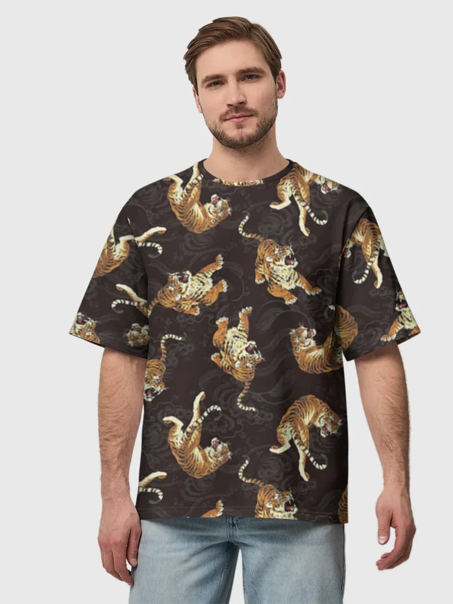 Men's oversized cotton T-shirt