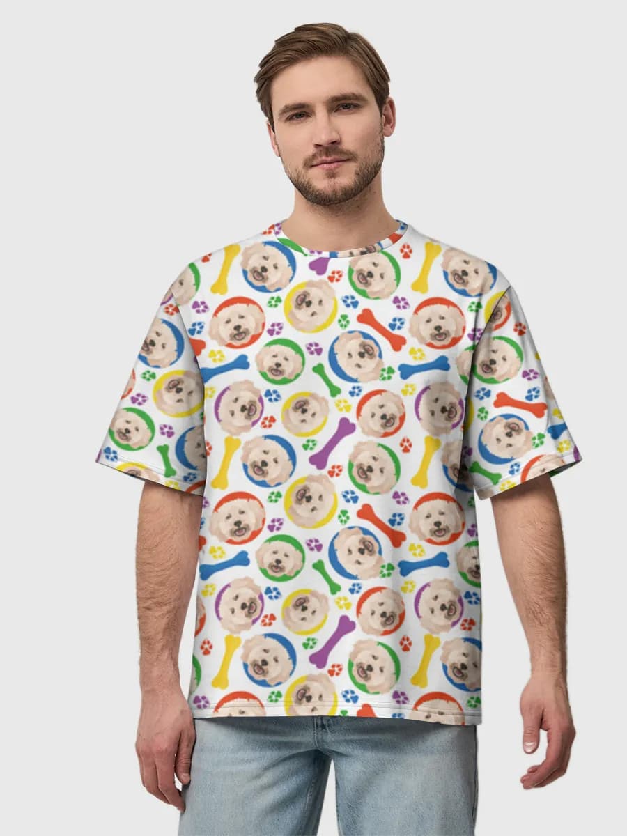 Men's oversized cotton T-shirt