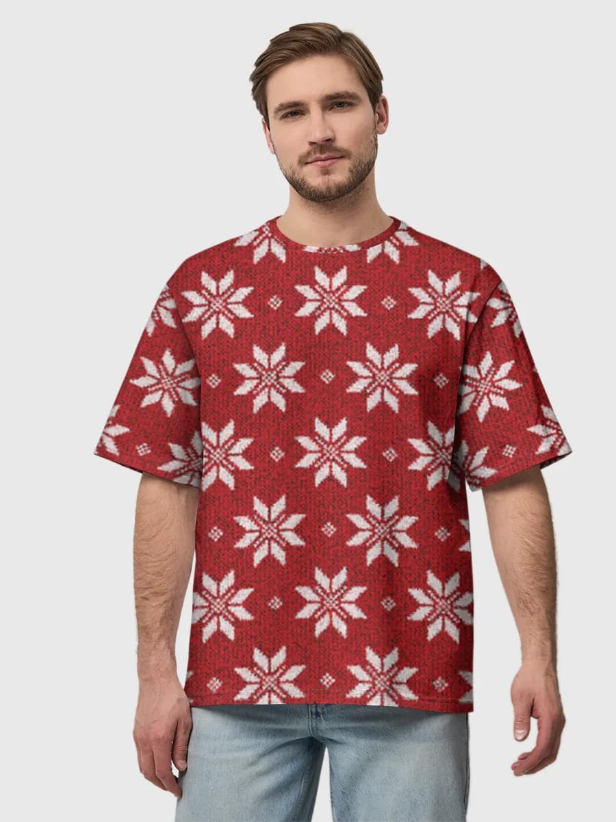 Men's oversized cotton T-shirt