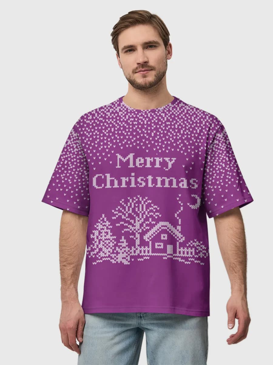 Men's oversized cotton T-shirt