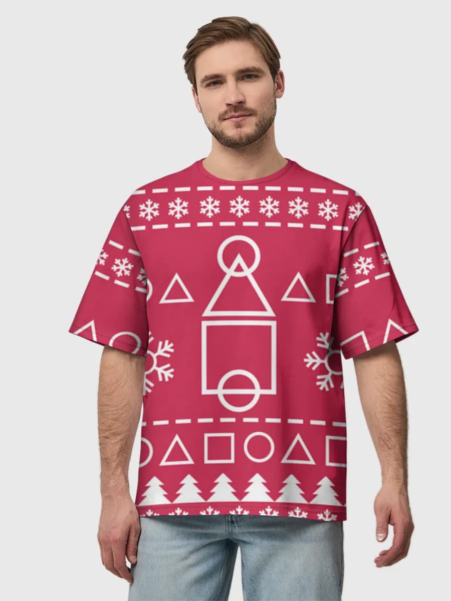 Men's oversized cotton T-shirt