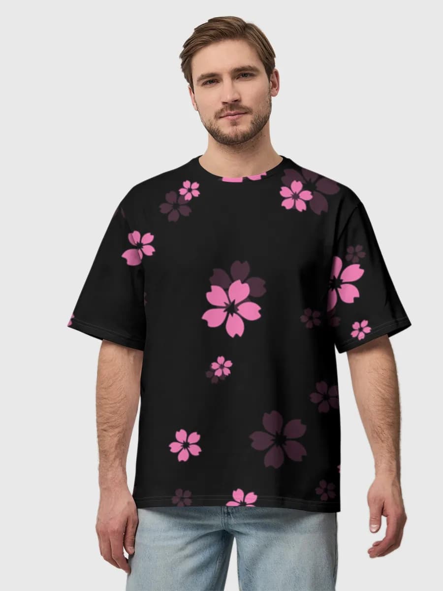 Men's oversized cotton T-shirt