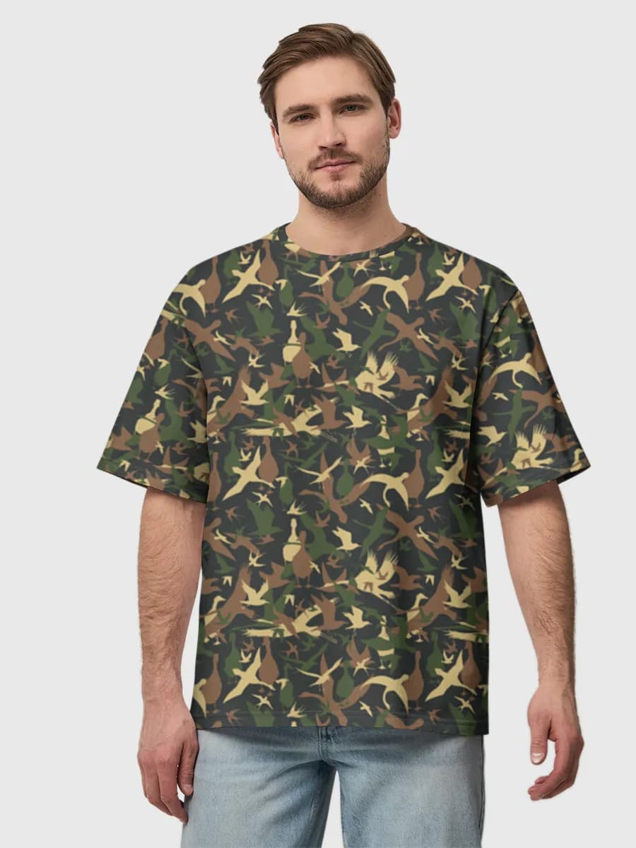 Men's oversized cotton T-shirt