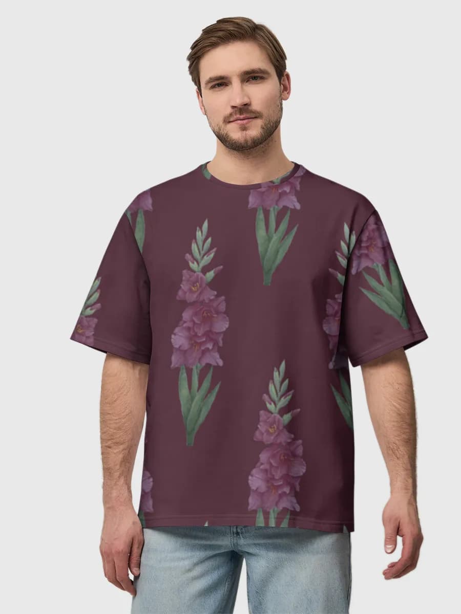Men's oversized cotton T-shirt