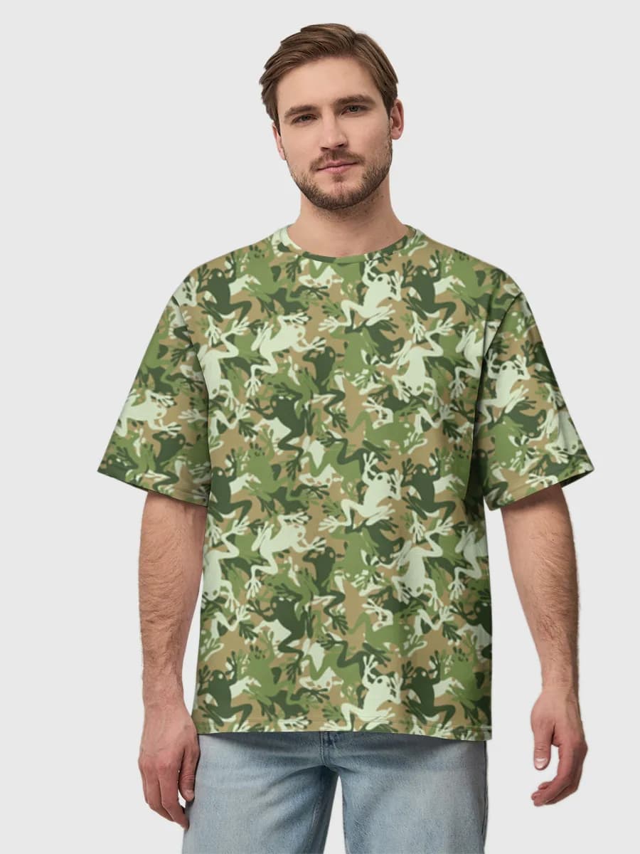 Frog Camouflage Print