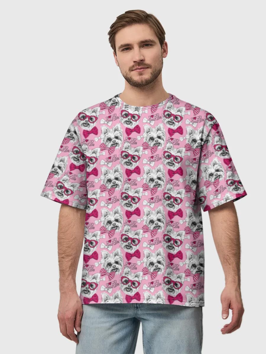 Men's oversized cotton T-shirt