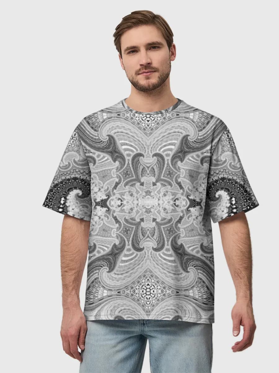 Men's oversized cotton T-shirt