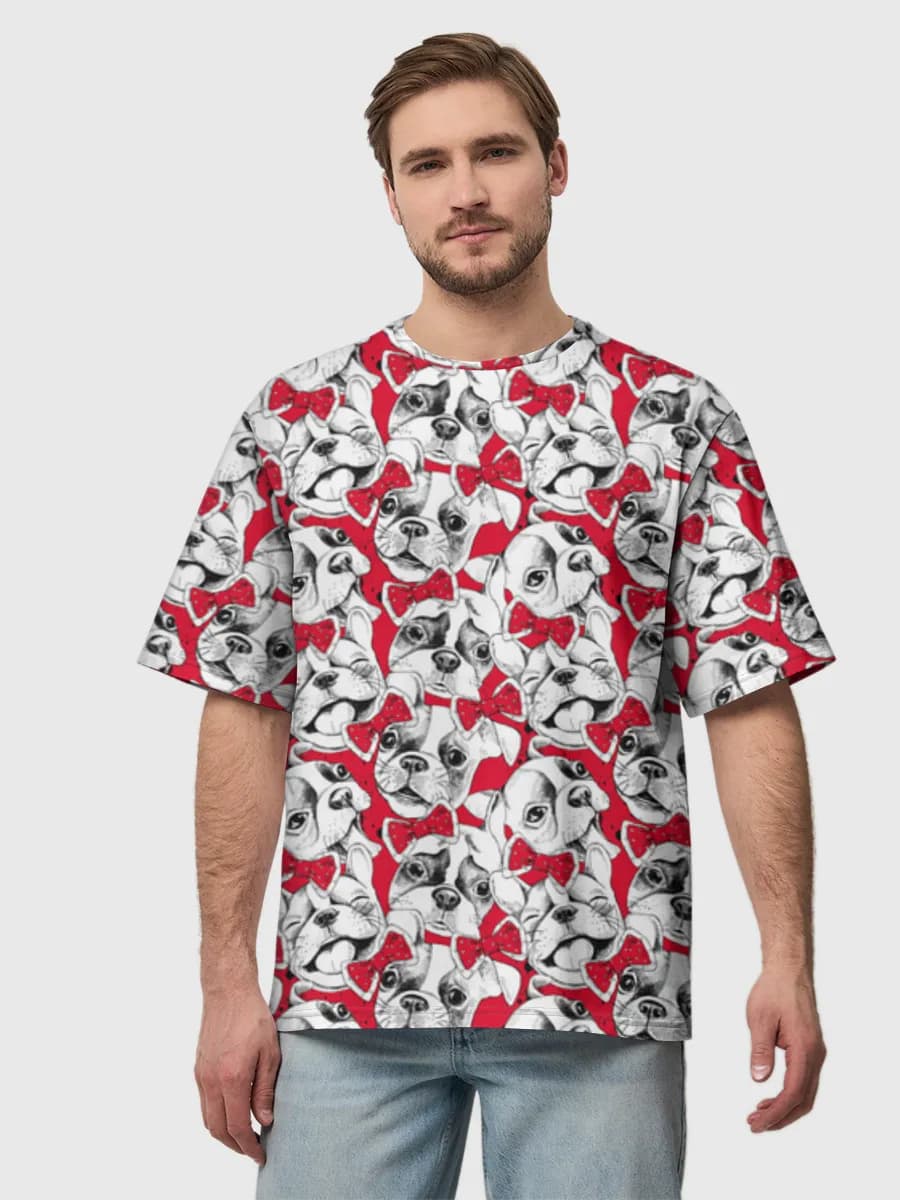Men's oversized cotton T-shirt