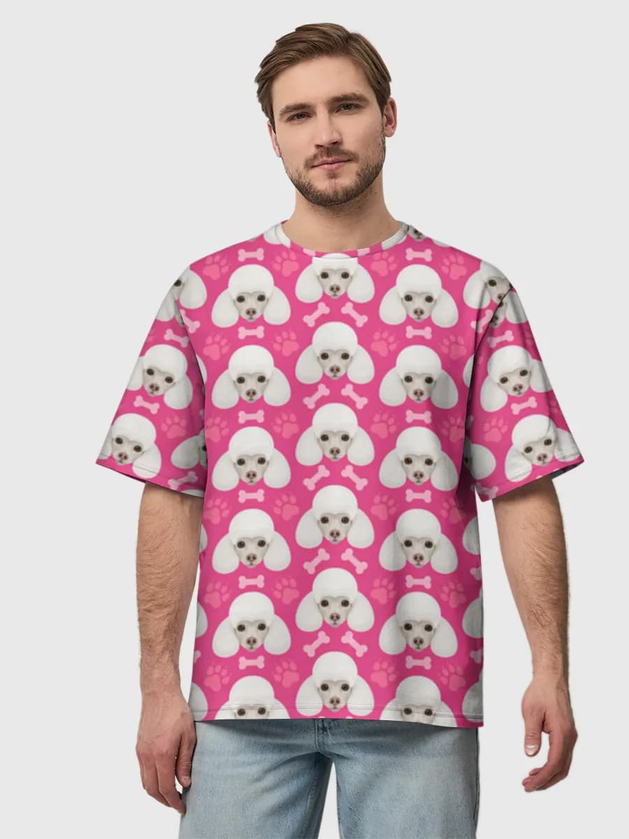 Men's oversized cotton T-shirt