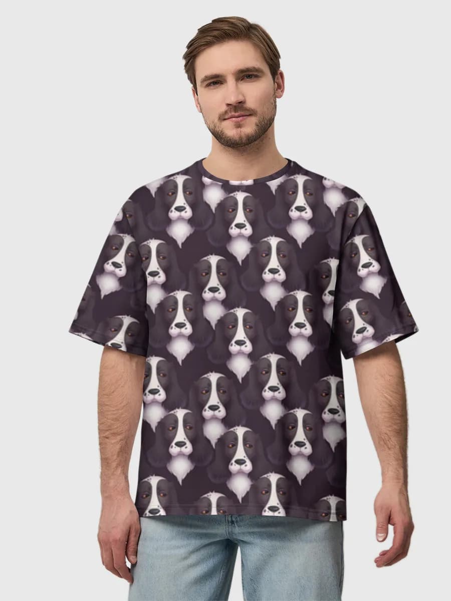 Men's oversized cotton T-shirt