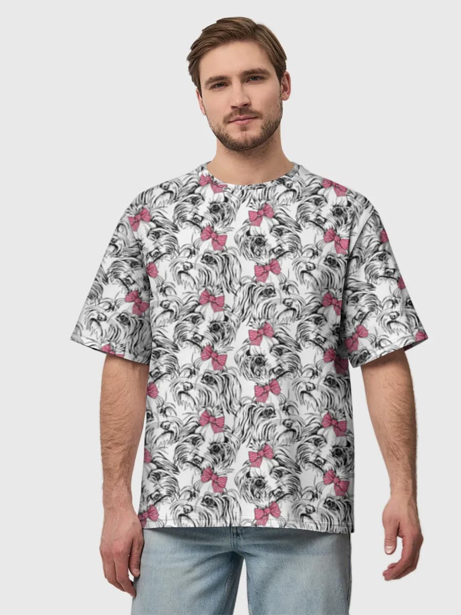 Men's oversized cotton T-shirt