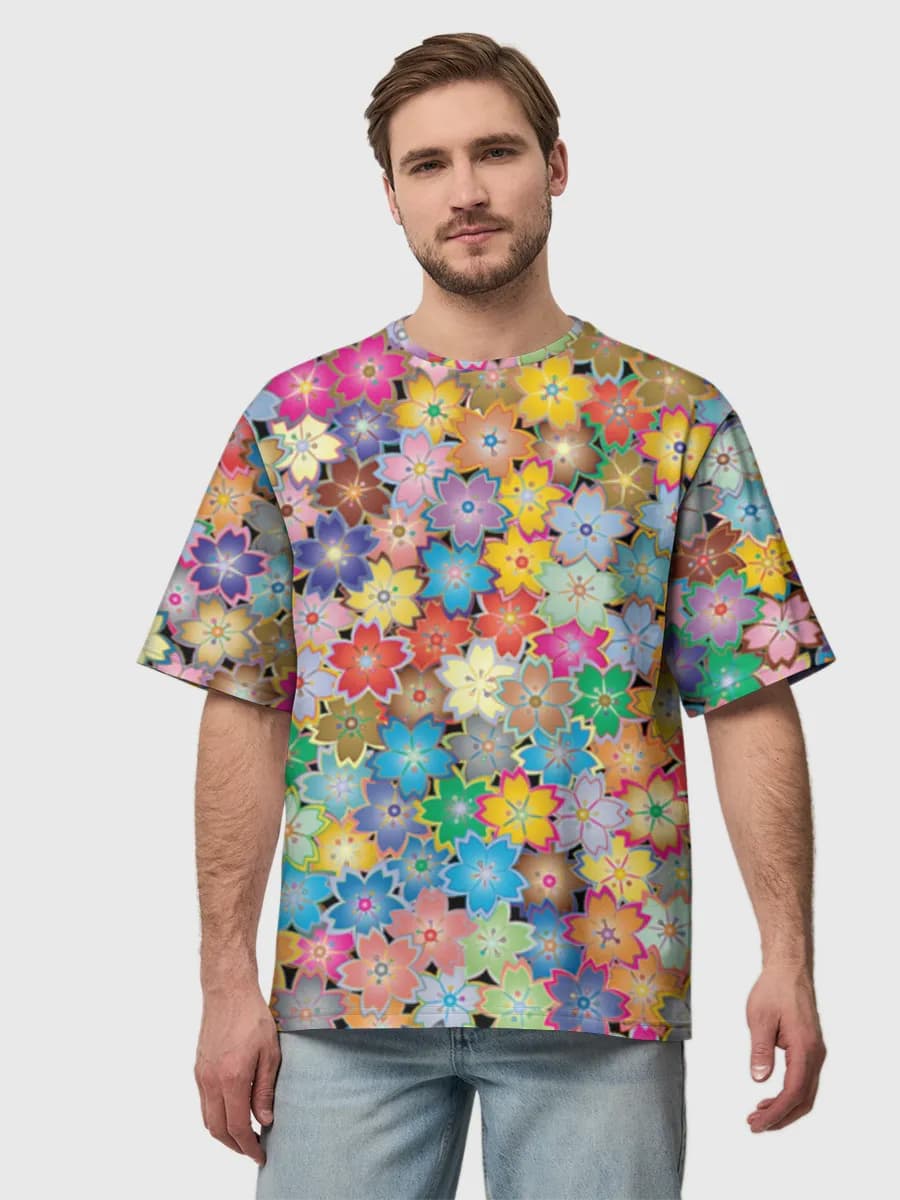 Men's oversized cotton T-shirt