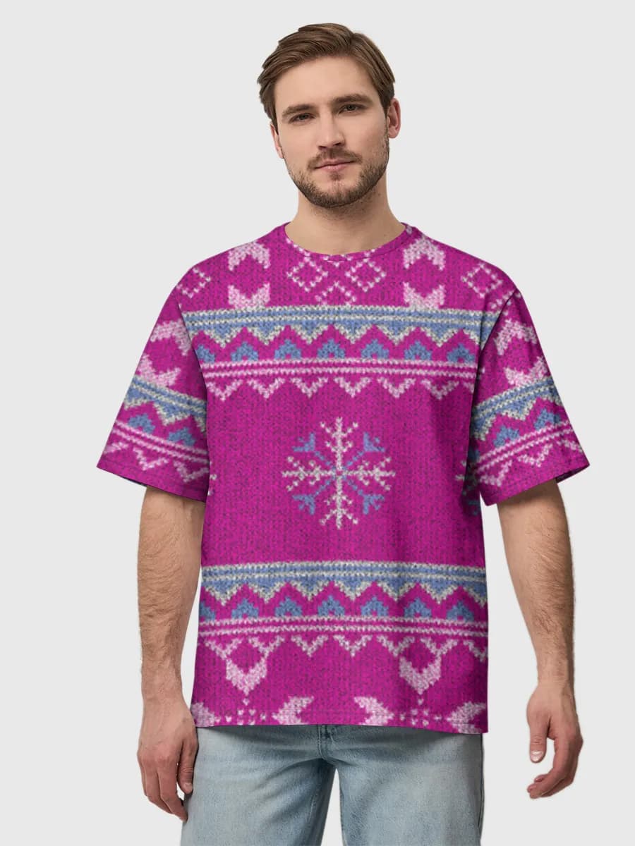 Men's oversized cotton T-shirt