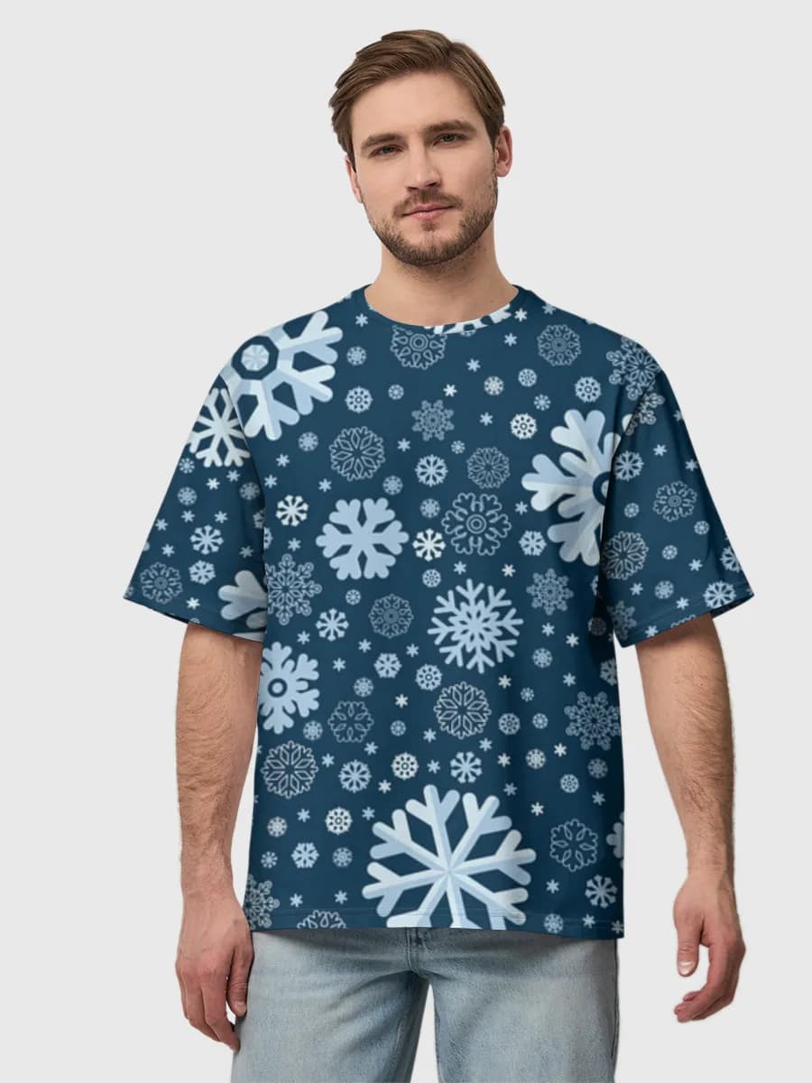 Men's oversized cotton T-shirt