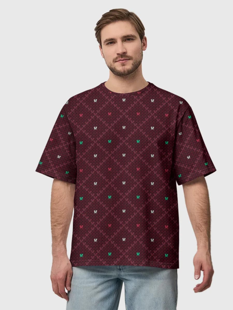 Men's oversized cotton T-shirt