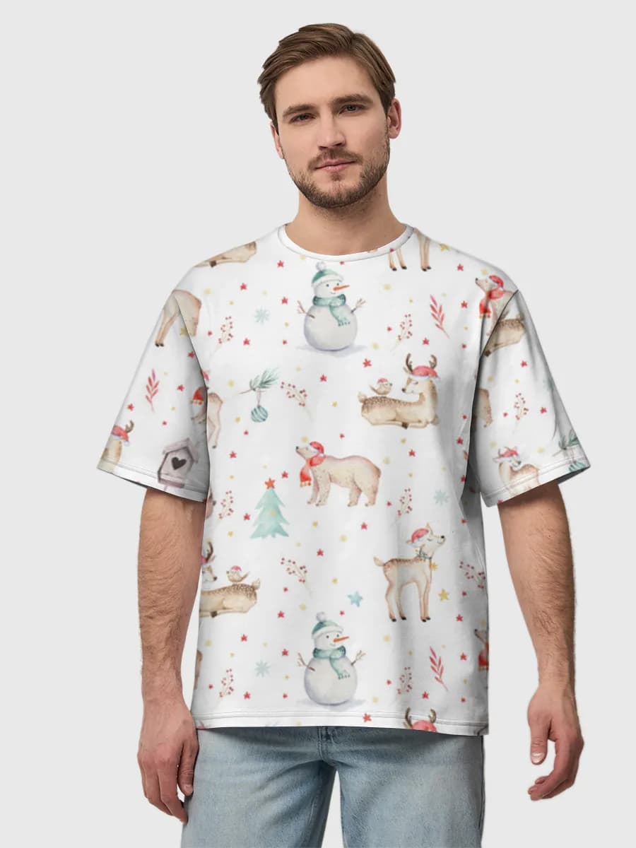 Men's oversized cotton T-shirt