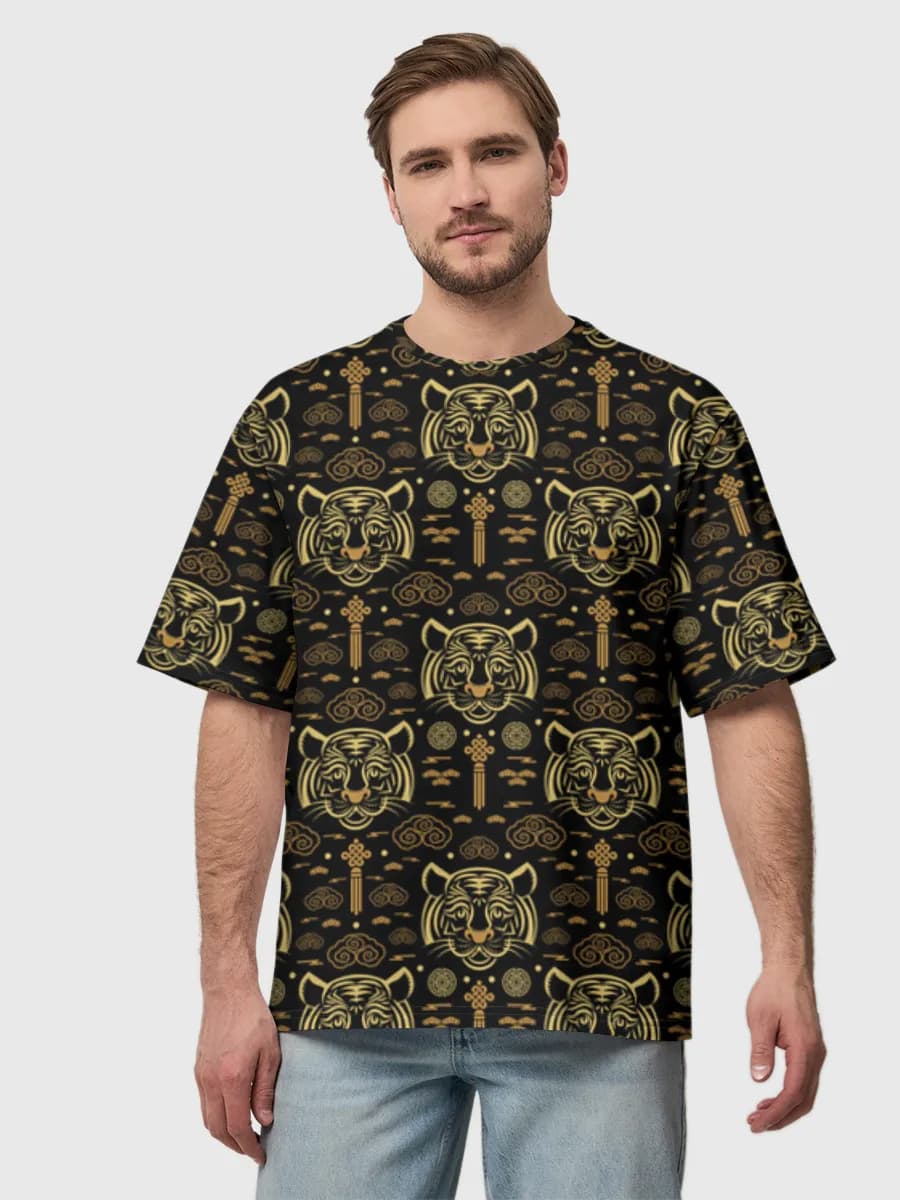 Men's oversized cotton T-shirt