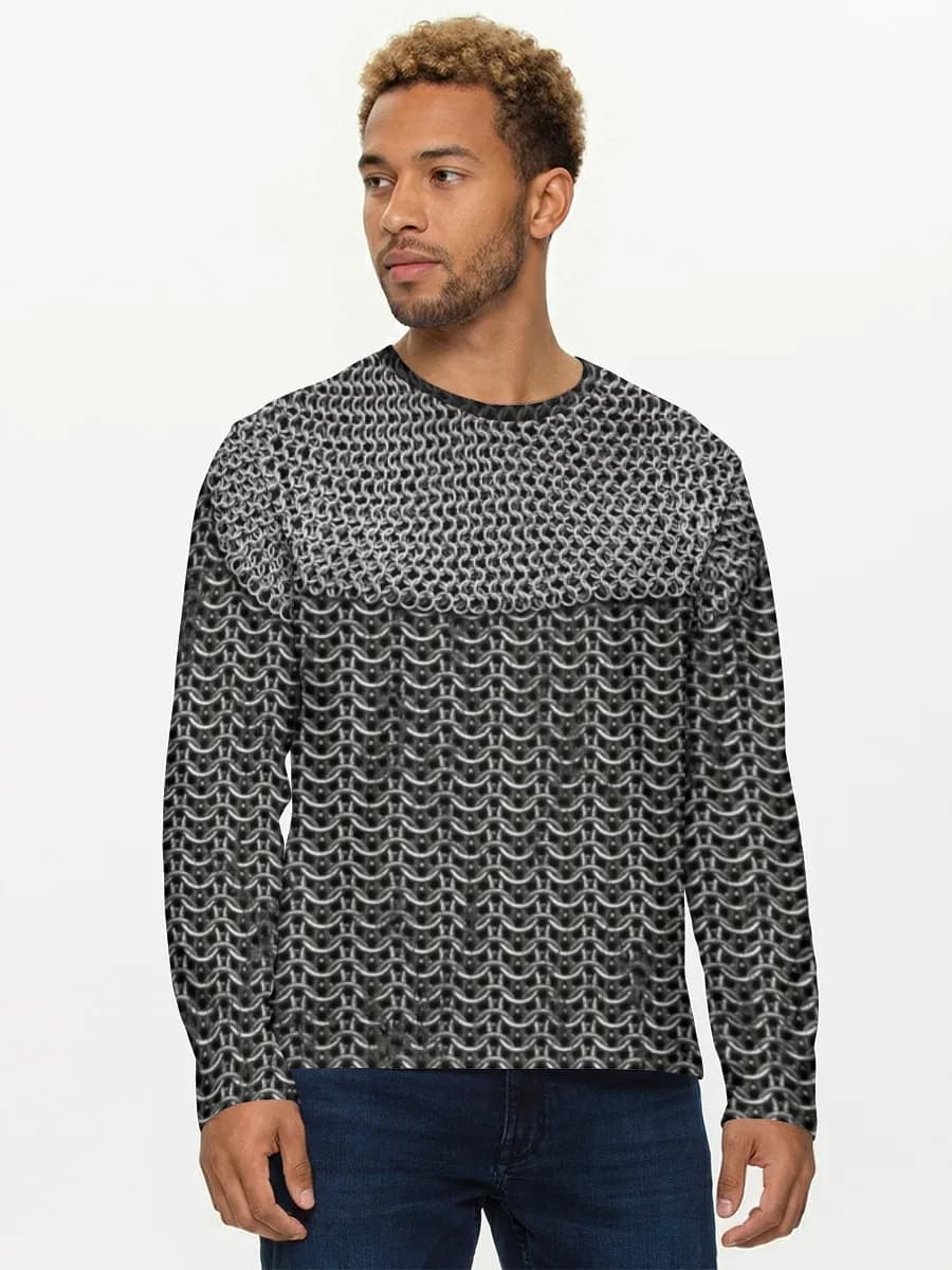Men's cotton long sleeve shirt