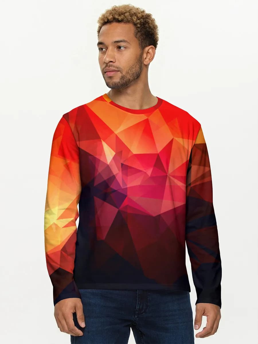 Men's cotton long sleeve shirt