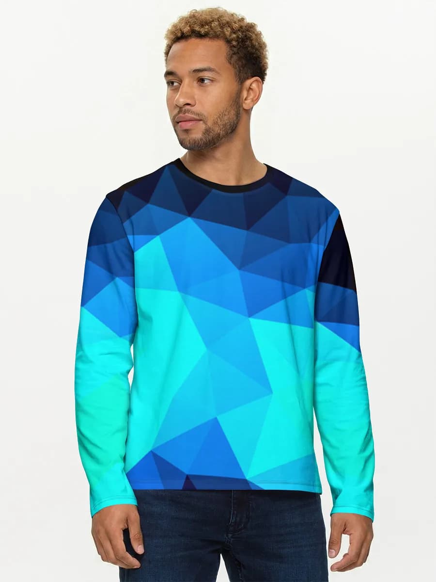 Men's cotton long sleeve shirt