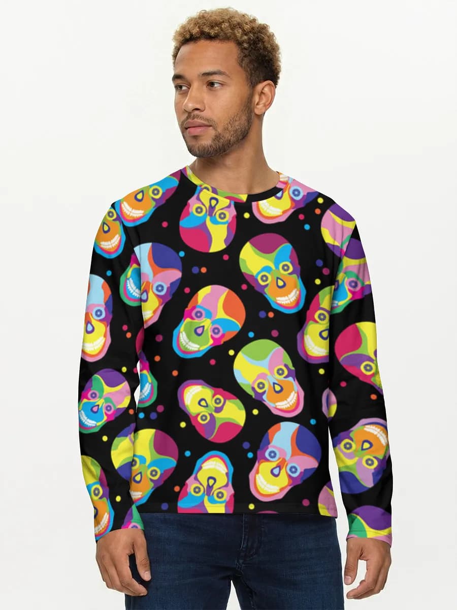 Men's cotton long sleeve shirt
