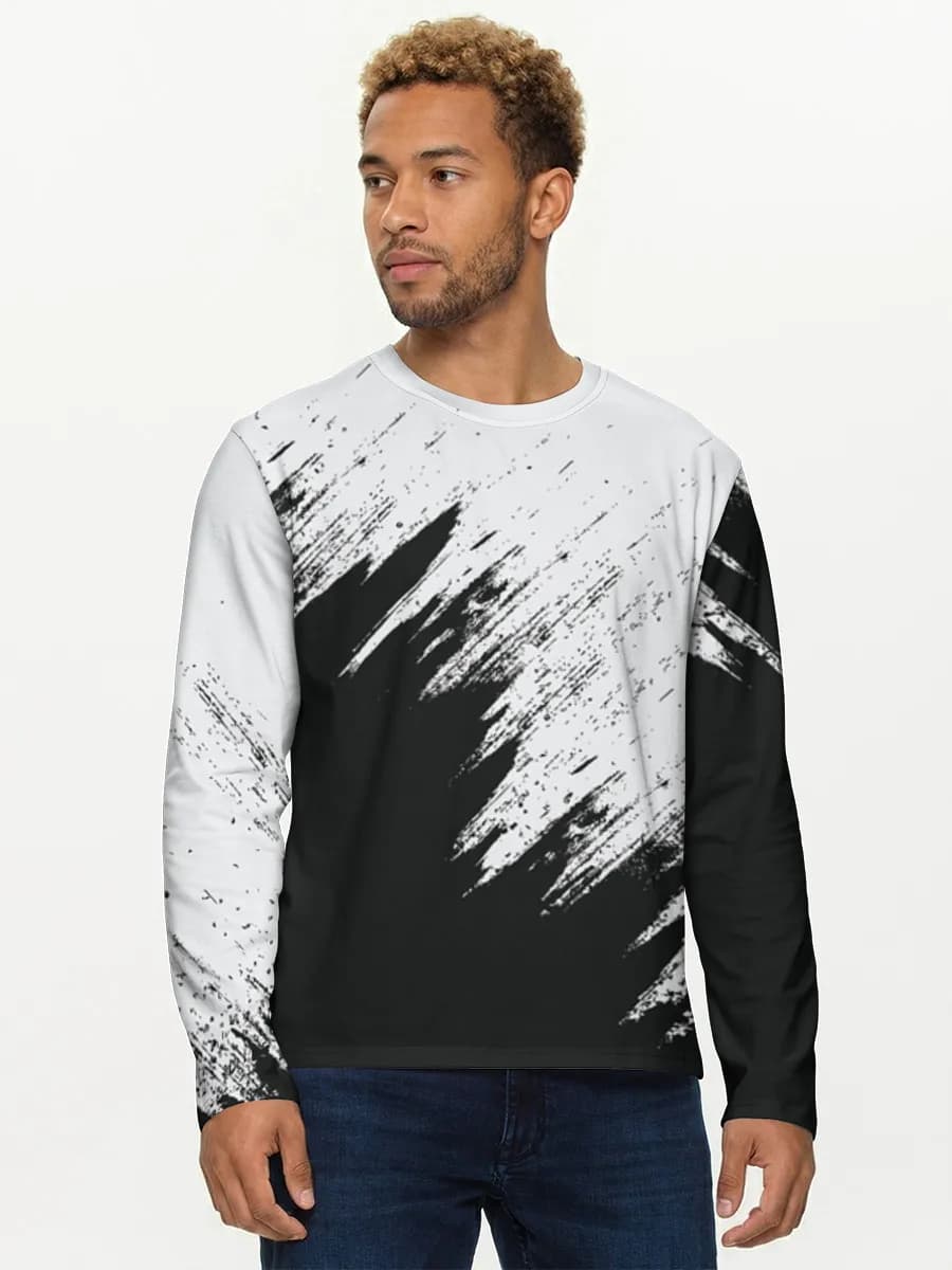 Men's cotton long sleeve shirt