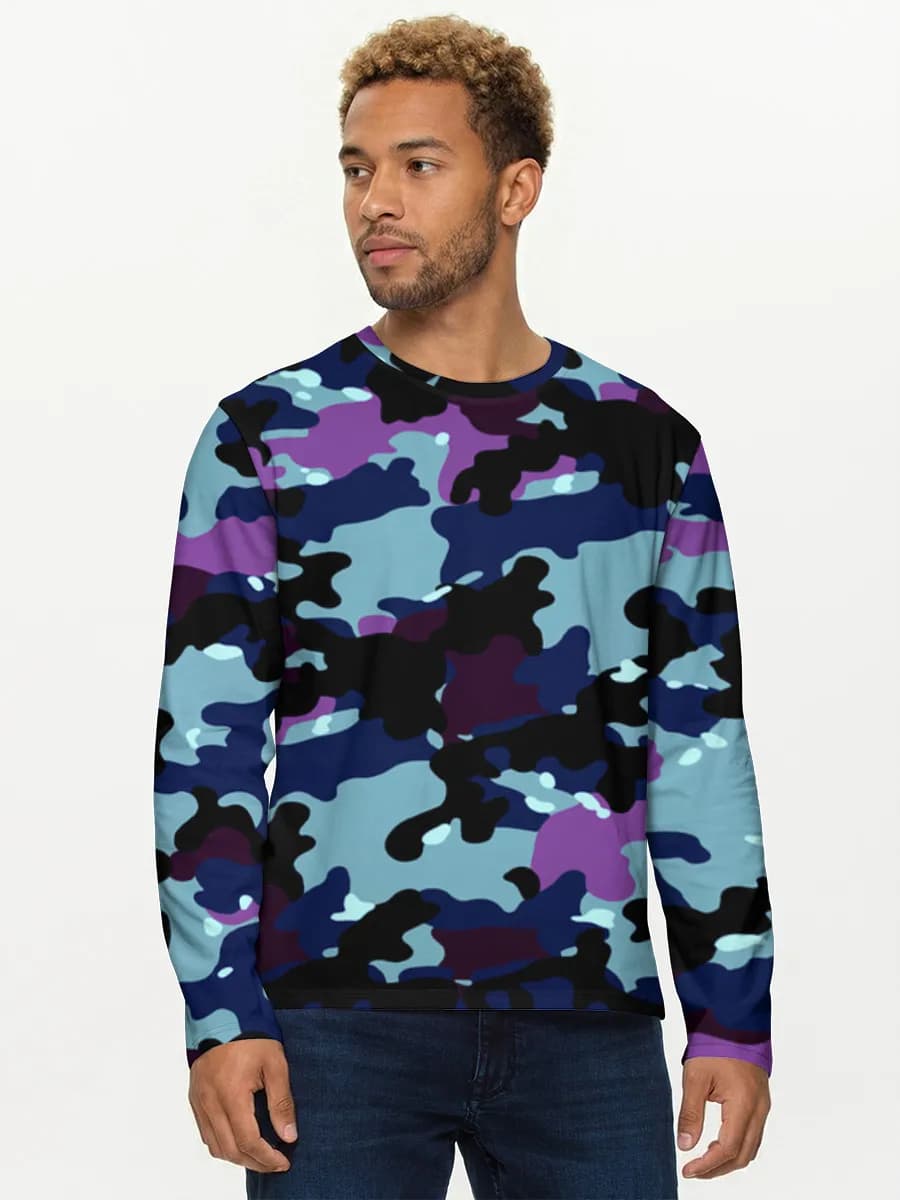Men's cotton long sleeve shirt