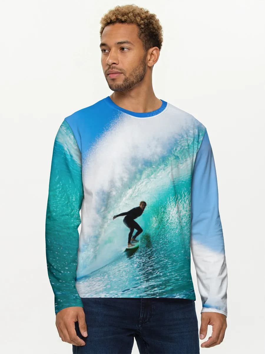 Men's cotton long sleeve shirt