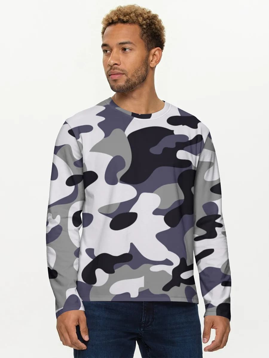 Men's cotton long sleeve shirt
