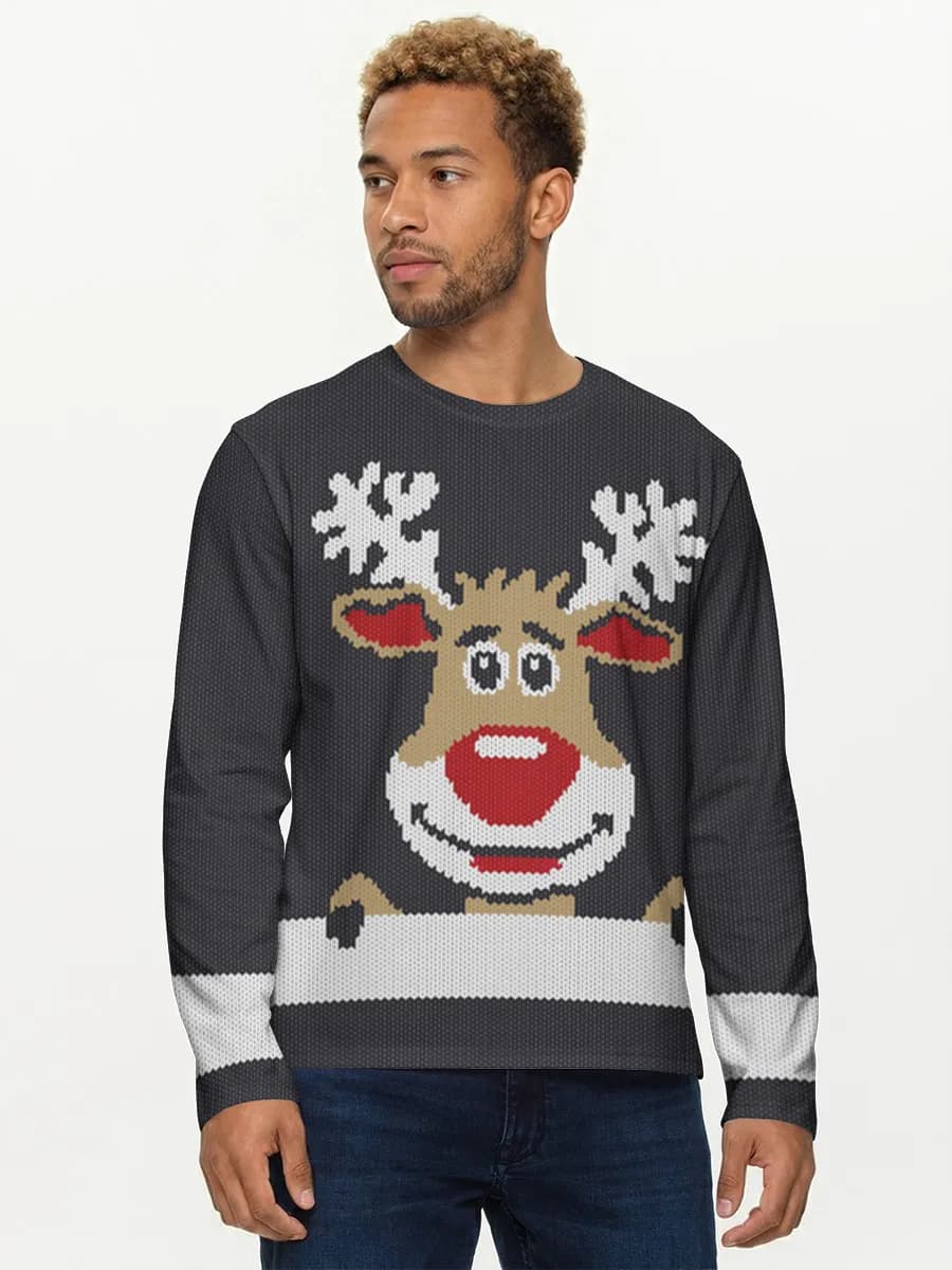 Men's cotton long sleeve shirt
