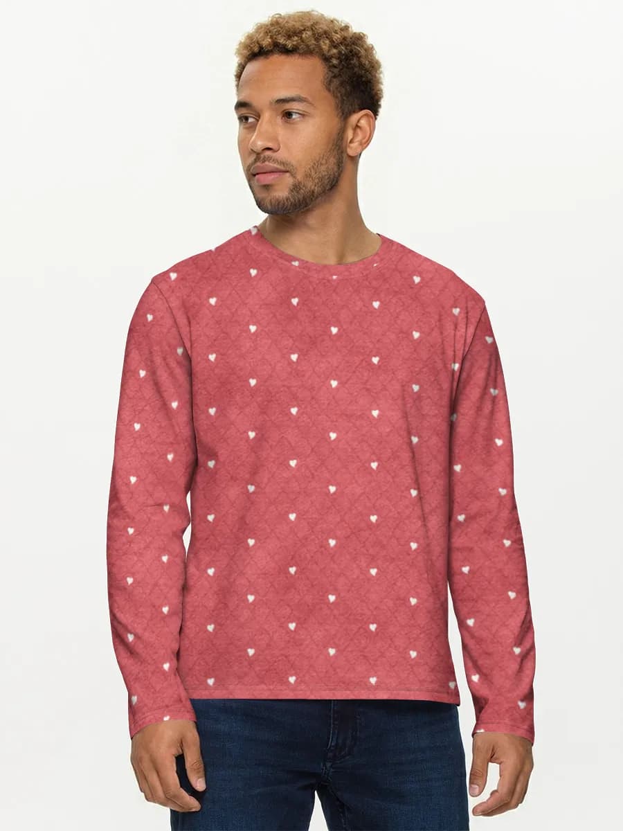 Men's cotton long sleeve shirt