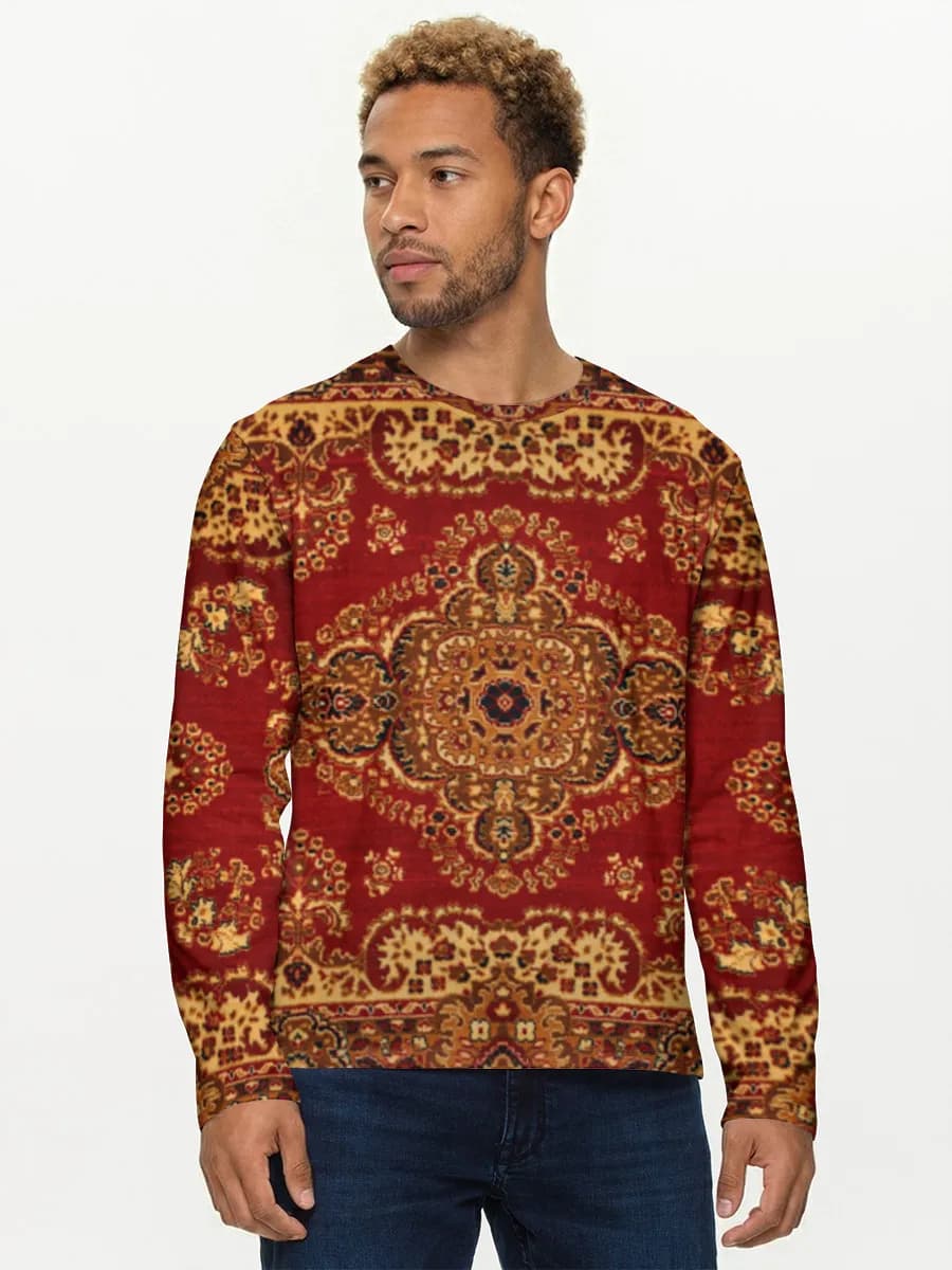 Men's cotton long sleeve shirt