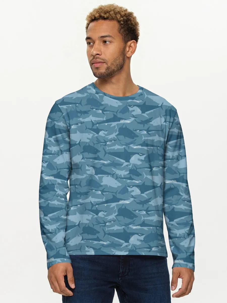 Men's cotton long sleeve shirt