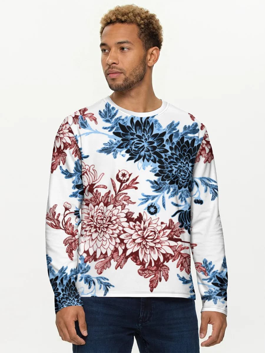 Men's cotton long sleeve shirt