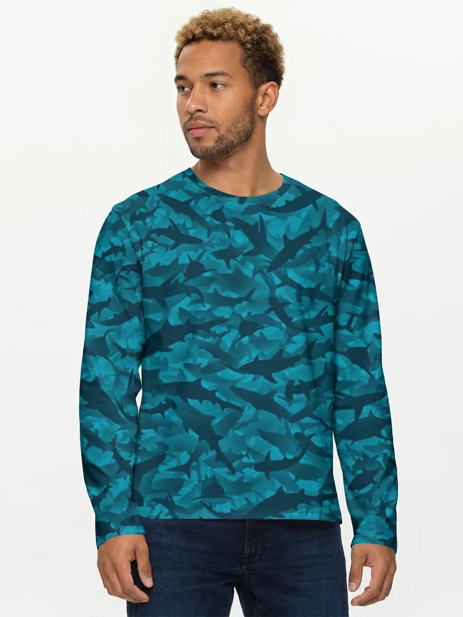 Men's cotton long sleeve shirt