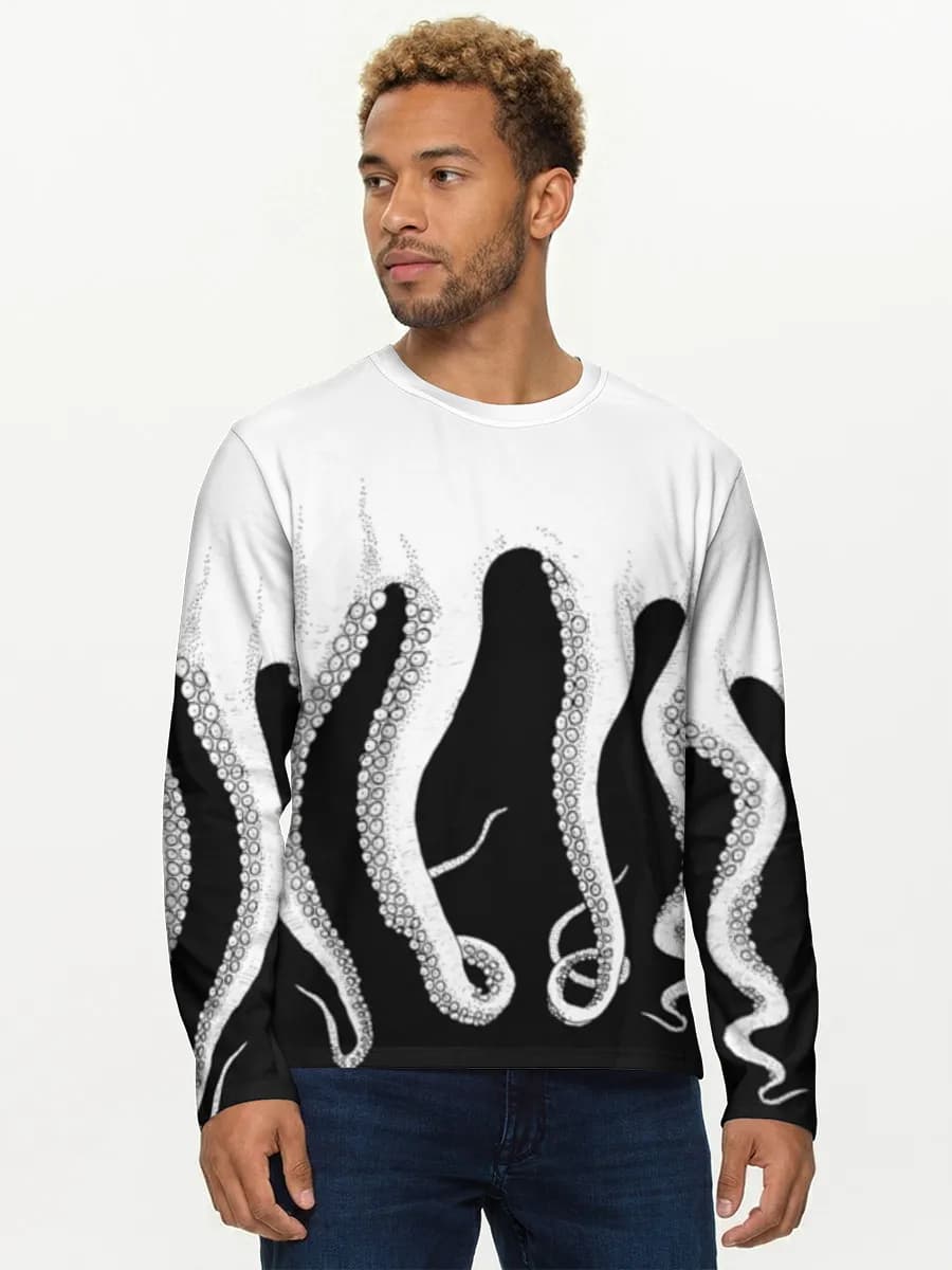 Men's cotton long sleeve shirt