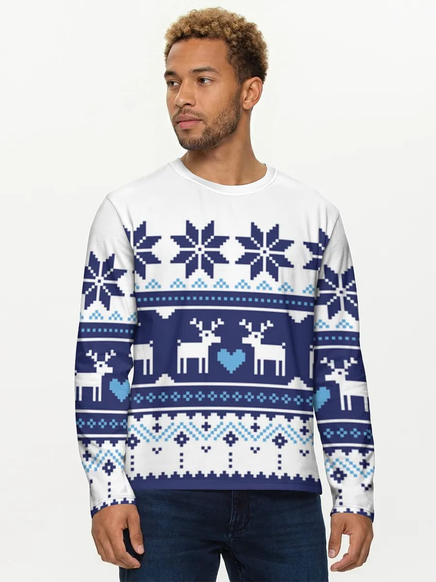 Men's cotton long sleeve shirt