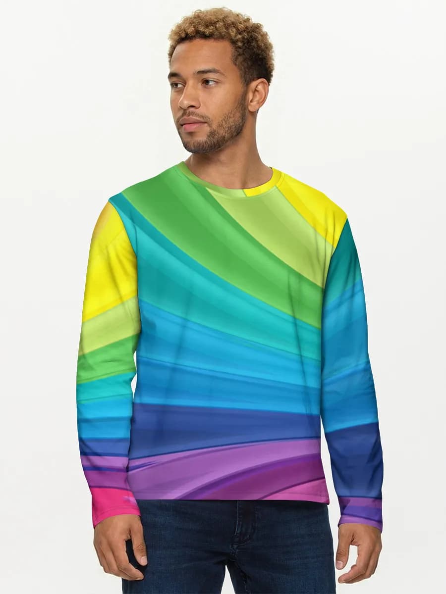 Men's cotton long sleeve shirt