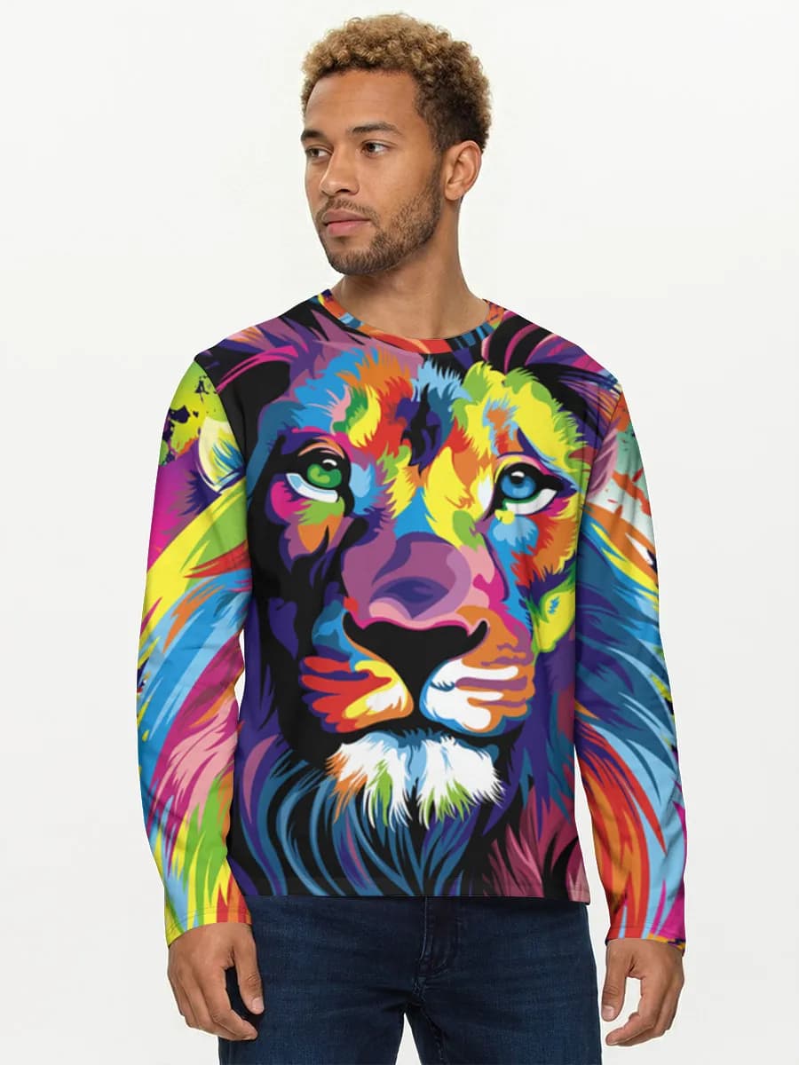 Men's cotton long sleeve shirt