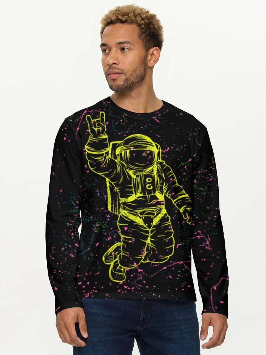 Men's cotton long sleeve shirt